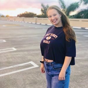 Thrifted Walt Disney World Classic Crop Top